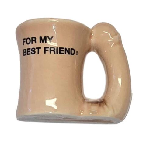 MUG aimant en céramique avec anse en forme de pénis « pour mon meilleur AMI » — DIABLO PICANTE