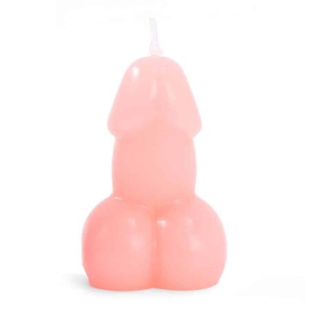 Bougie en forme de pénis de couleur rose — DIABLO PICANTE
