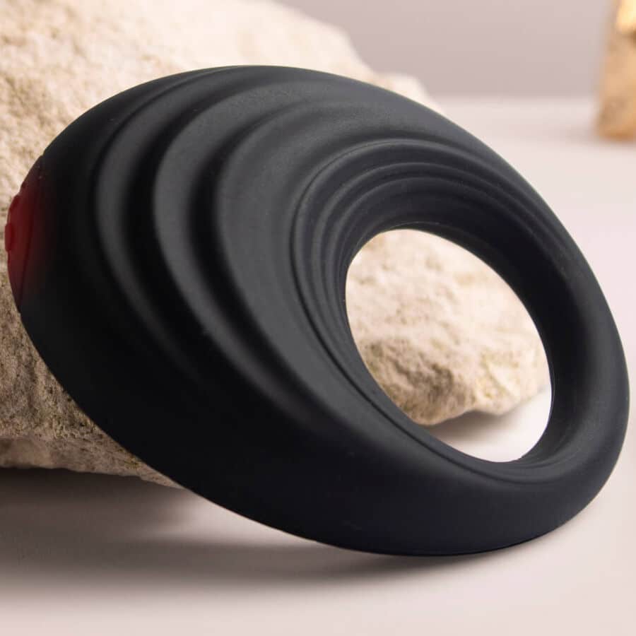 Anneau pénis vibrant spire black — ROCKS-OFF, vue 4