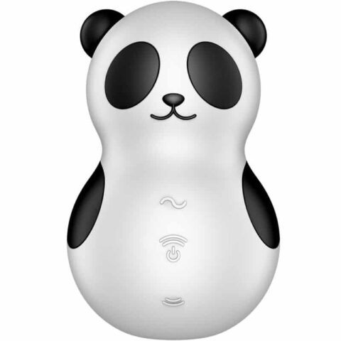 Pocket panda stimulateur & vibrateur noir et blanc — SATISFYER
