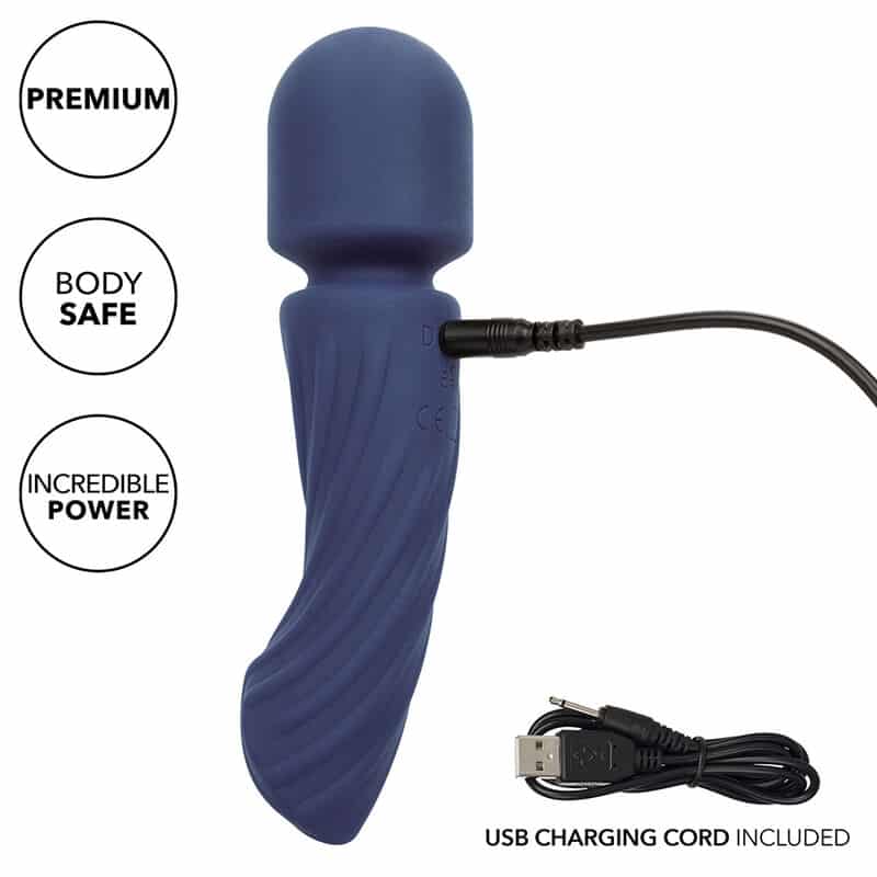 Charisma allure masseur double moteurs 12 fonctions 17,25 CM X 4,5 CM violet — CALEXOTICS