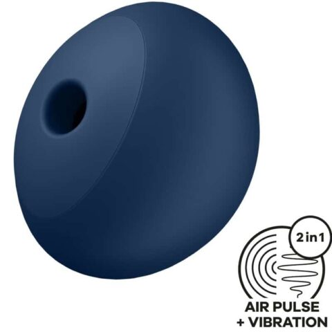 AIR power 4 stimulateur & vibrateur 12 vibrations bleu — SATISFYER