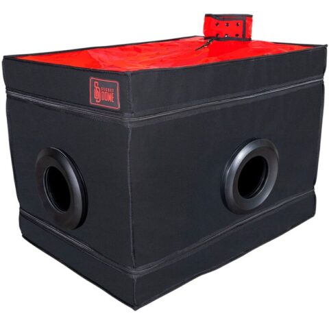 Kink club la niche cabine noir et rouge — SECRET DOME