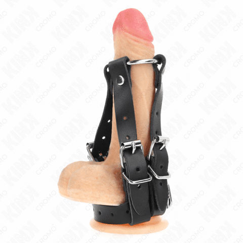 Anneau pénis avec plusieurs sangles réglables — KINK