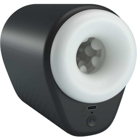 Masturbateur pour homme DJ girl avec vibration 5 réglages negro — PRETTY LOVE