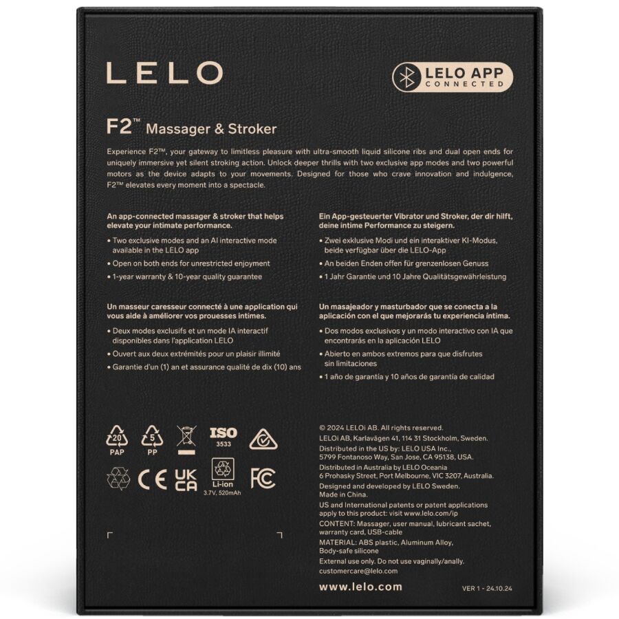 Masturbateur pour homme F2S™ teal rouge — LELO, vue 11