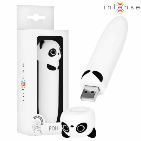 POH panda bullet vibrant rechargeable USB 10 X 2,2 CM — INTENSE