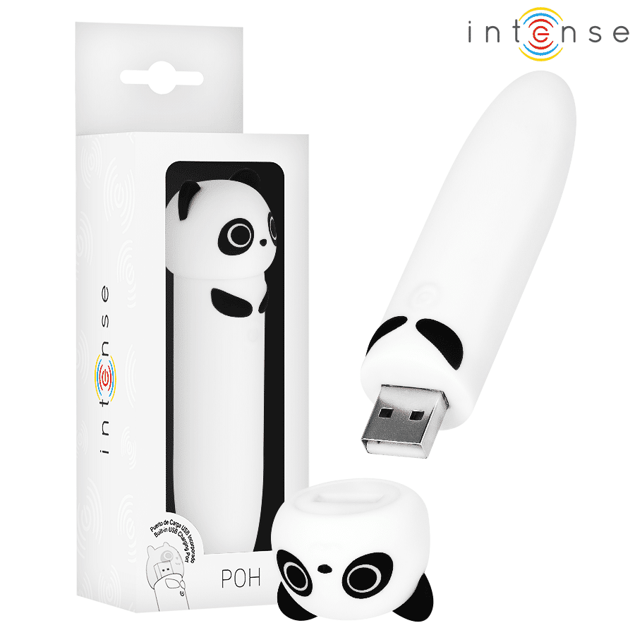 POH panda bullet vibrant rechargeable USB 10 X 2,2 CM — INTENSE