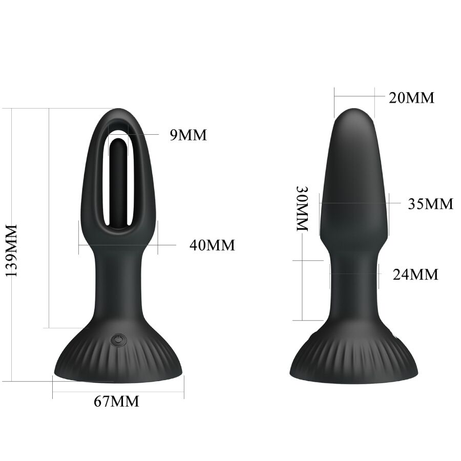 Plug anal hubert avec 7 modes de vibrations — PRETTY LOVE, vue 6