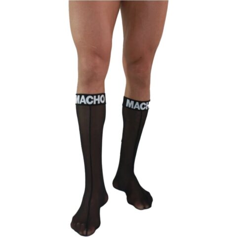 Chaussettes fines taille unique noires — MACHO