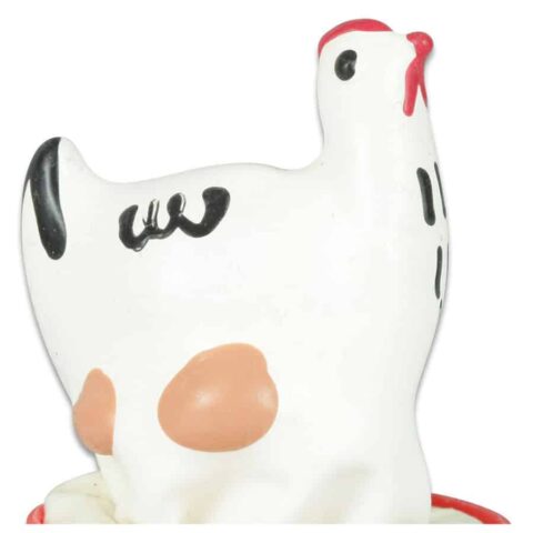 Préservatifs fantaisie peints à la main poulet blanc — CONDOMERIE