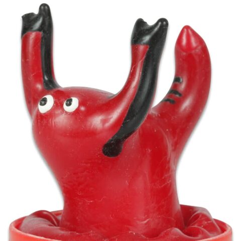 Préservatifs fantaisie peints à la main rouge scorpion — CONDOMERIE