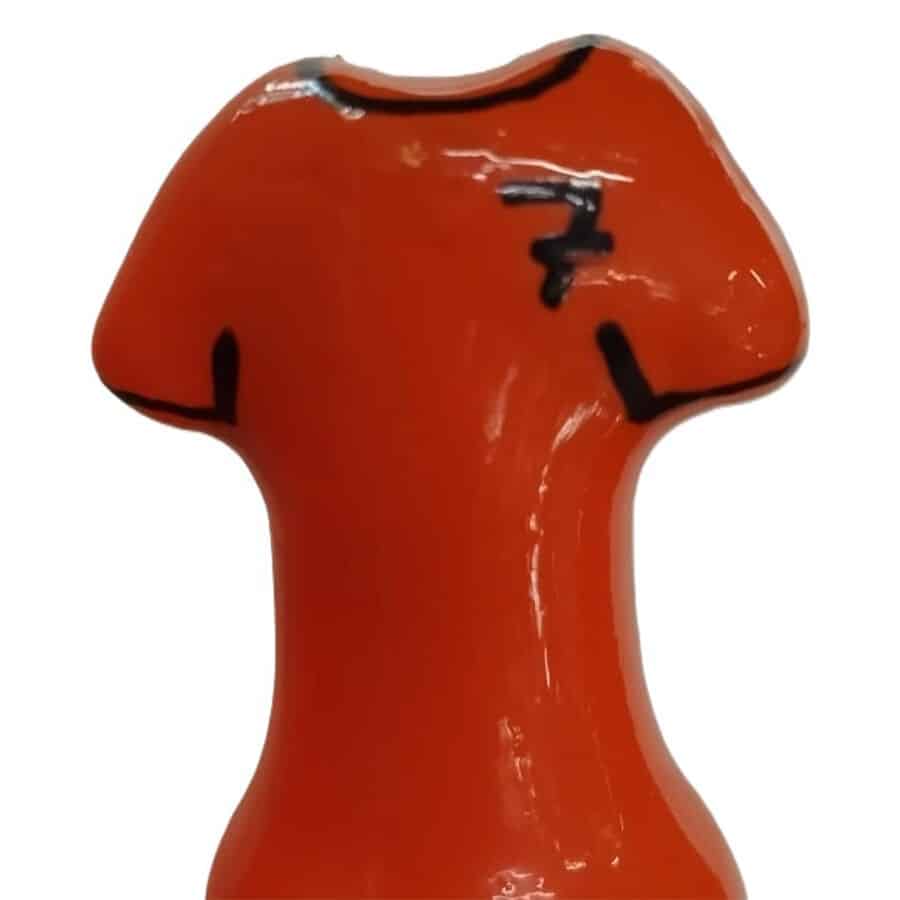 Préservatifs fantaisie peints à la main t-shirt orange — CONDOMERIE