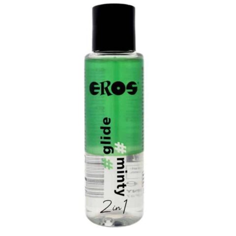 Lubrifiant "2 en 1" glide menthe à base de silicone 100 ML — EROS