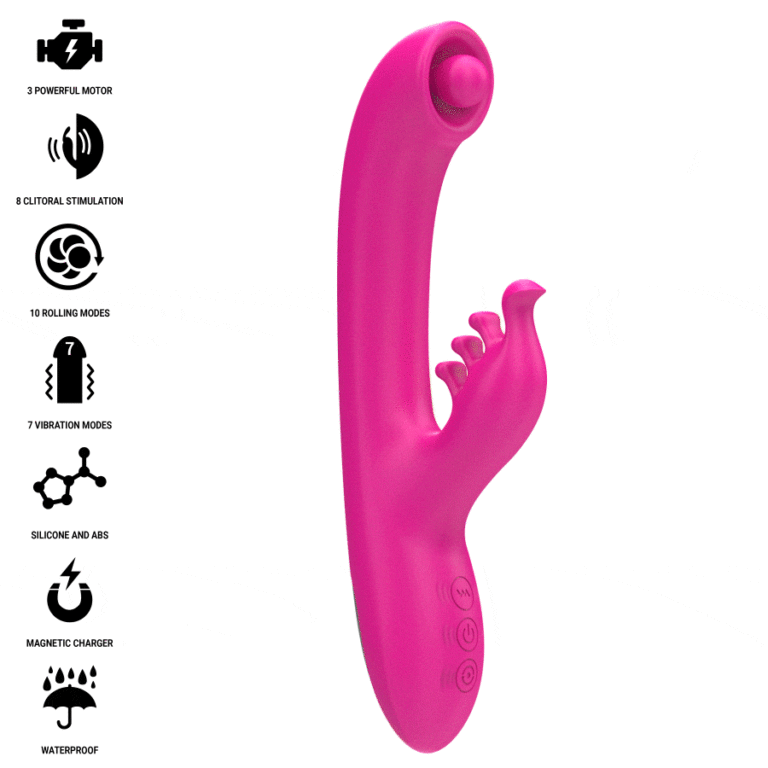Christina vibrateur lapin multifonction 22,5 CM rose — INTENSE, vue 2