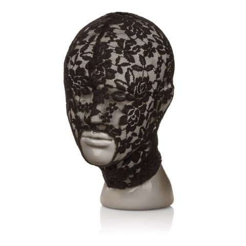 Scandal cagoule en dentelle noire