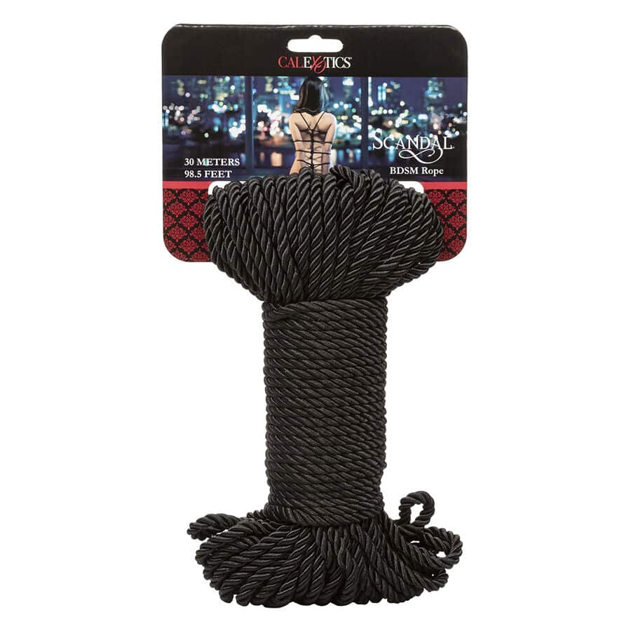 Scandal corde bdsm noire 30 M — CALEXOTICS, vue 2