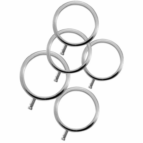 Electrarings anneaux pénis en métal pack de 5 — ELECTRASTIM