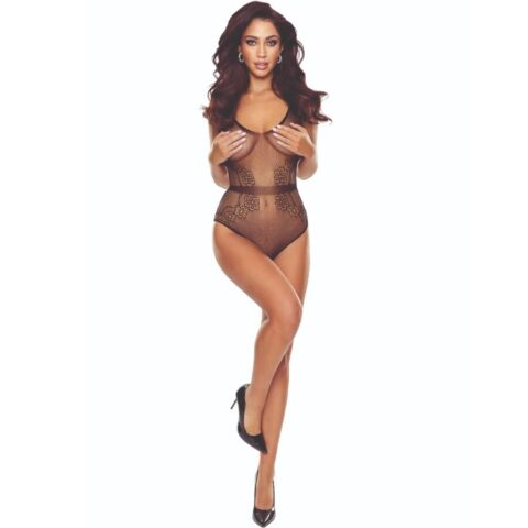 Bodystocking noir grille — PASSION