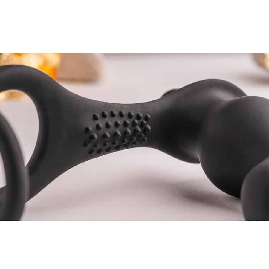 Ro-zen RRO plug anal avec anneau pénis vibrant noir — ROCKS-OFF, vue 3