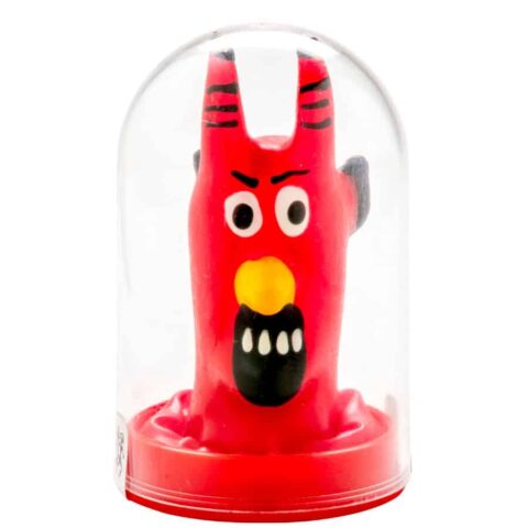 Préservatifs fantaisie peints à la main RED devil — CONDOMERIE
