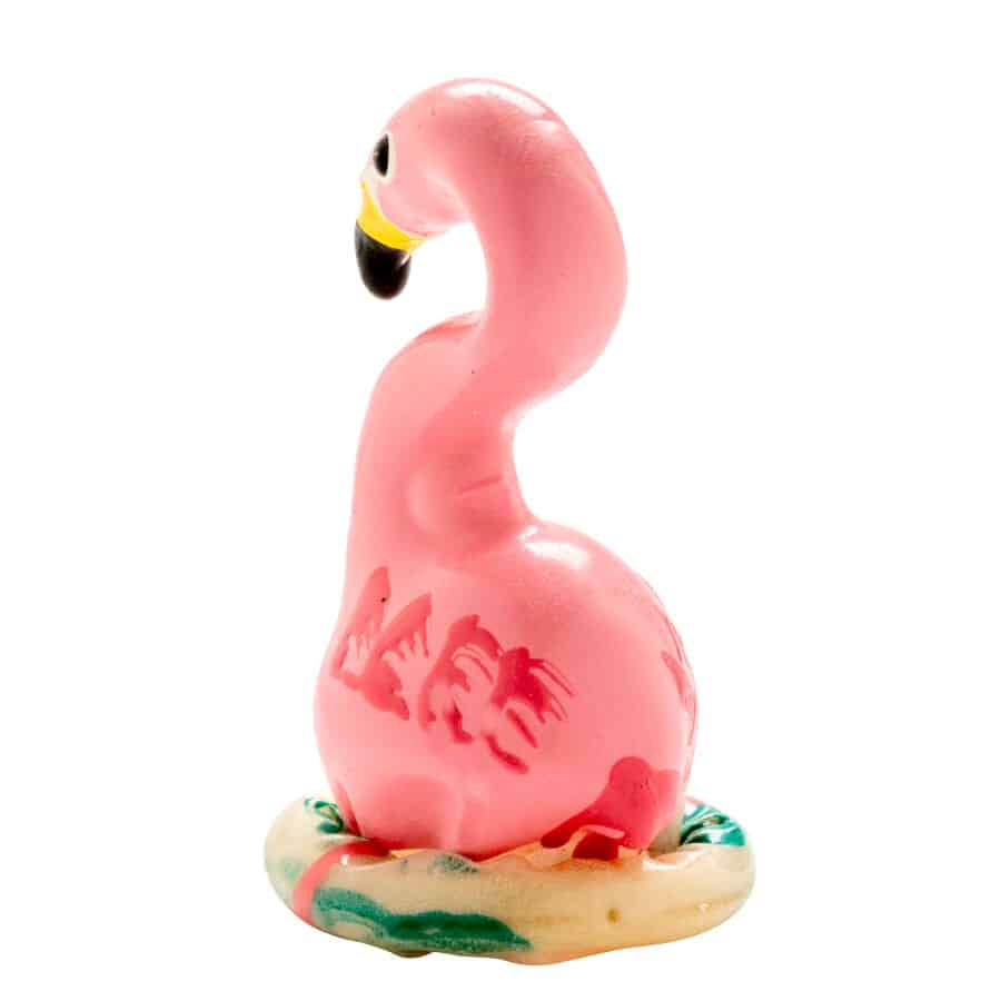 Préservatifs fantaisie peints à la main rose flamant — CONDOMERIE, vue 3