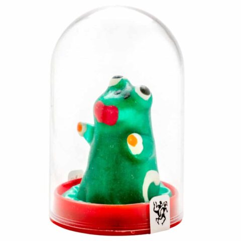 Préservatifs fantaisie peints à la main modèle grenouille 1 — CONDOMERIE