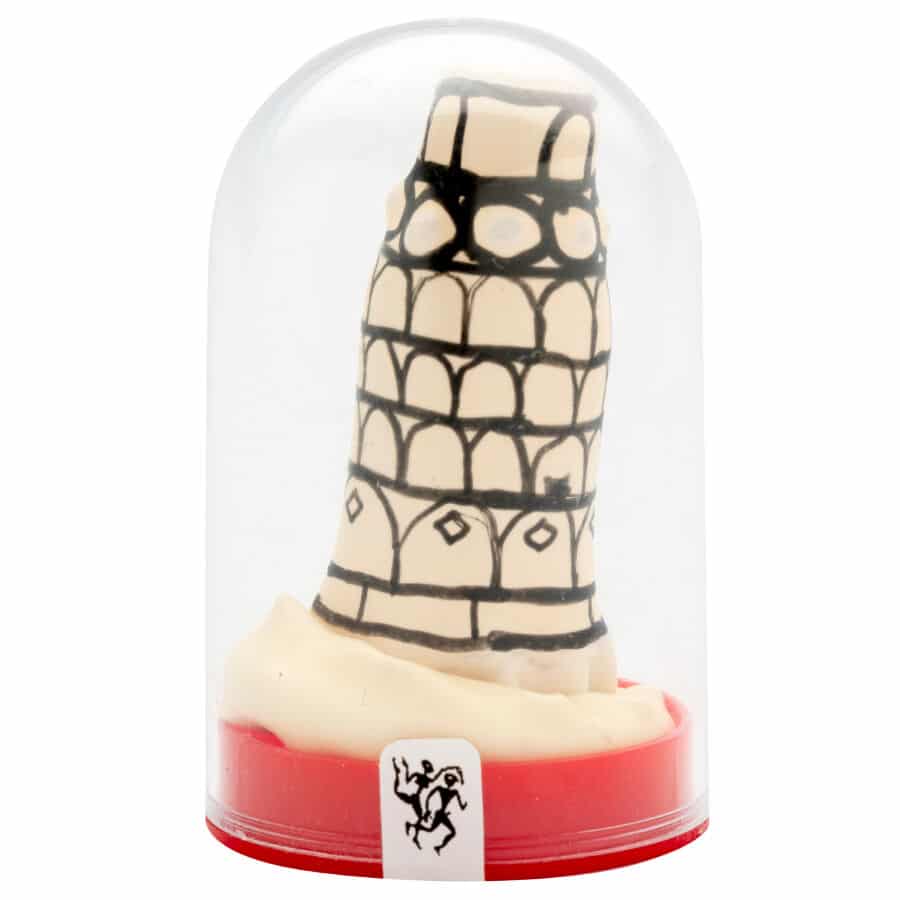 Préservatifs fantaisie peints à la main tour de pise — CONDOMERIE