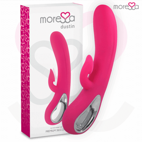 Dustin aspiration clitoridienne et vibrations puissantes silicone premium rechargeable