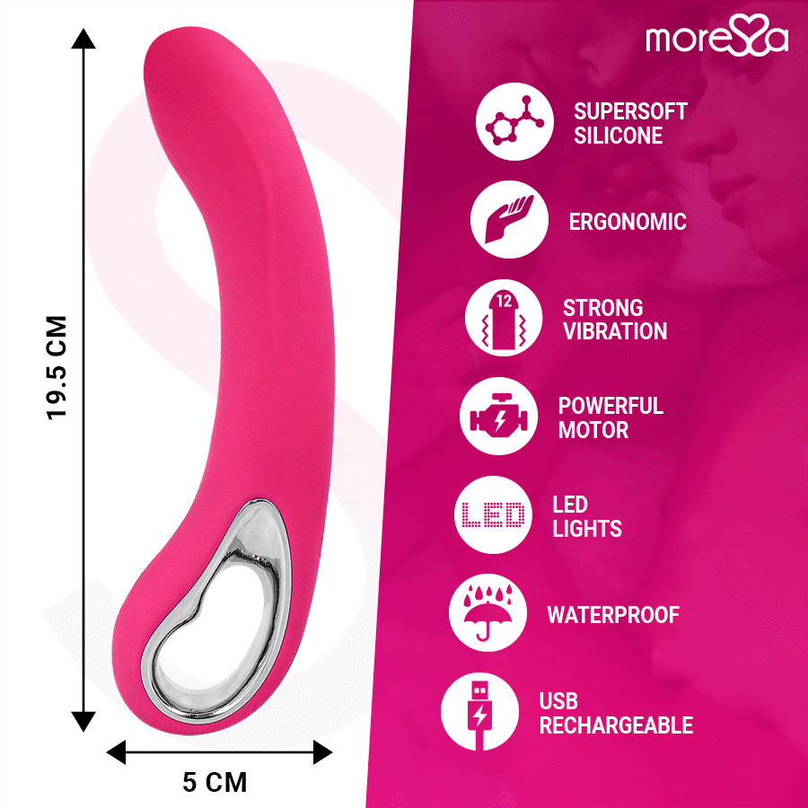 Nelson rechargeable en silicone premium — MORESSA, vue 4