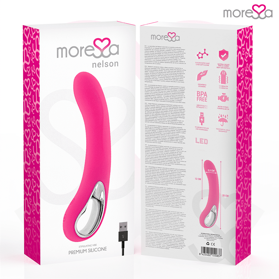 Nelson rechargeable en silicone premium — MORESSA, vue 7