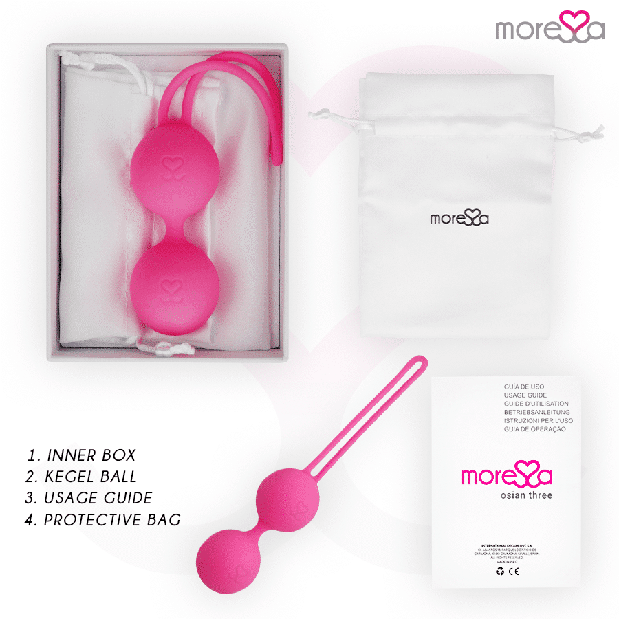 Osian trois silicone premium rose — MORESSA, vue 6