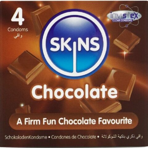 Pack de 4 préservatifs premium chocolat — SKINS