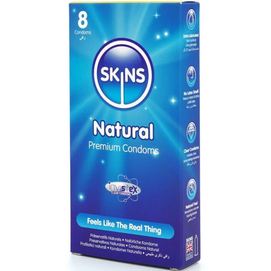 Préservatifs naturels premium pack 8 — SKINS, vue 2
