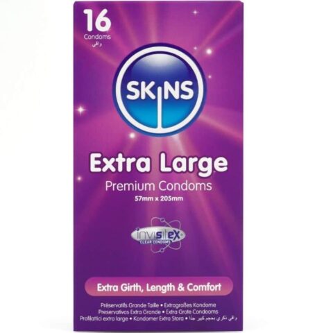 Pack de 16 préservatifs extra larges premium