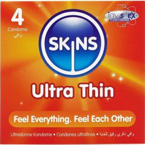 Pack de 4 préservatifs ultra fins premium — SKINS