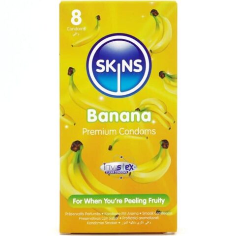 Pack de 8 préservatifs banane premium — SKINS