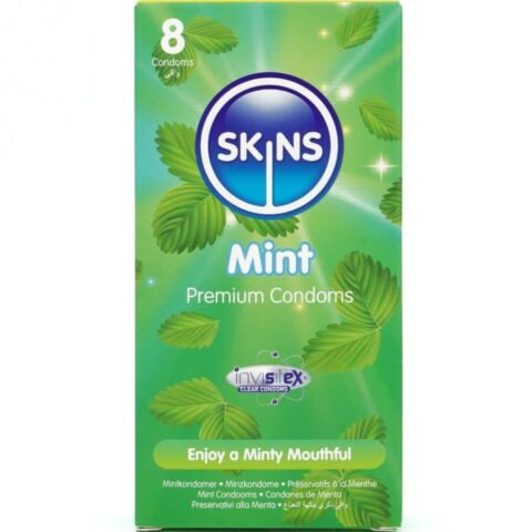 Pack de 8 préservatifs premium menthe