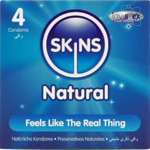Pack de 4 préservatifs naturels premium — SKINS