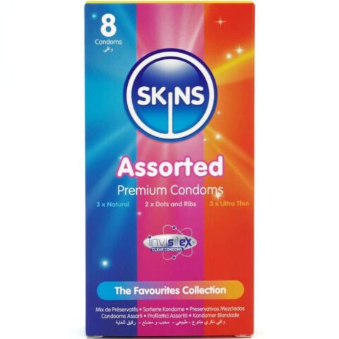 Pack de 8 préservatifs premium assortis