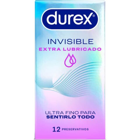 Préservatifs invisibles extra lubrifiés 12 unités — DUREX