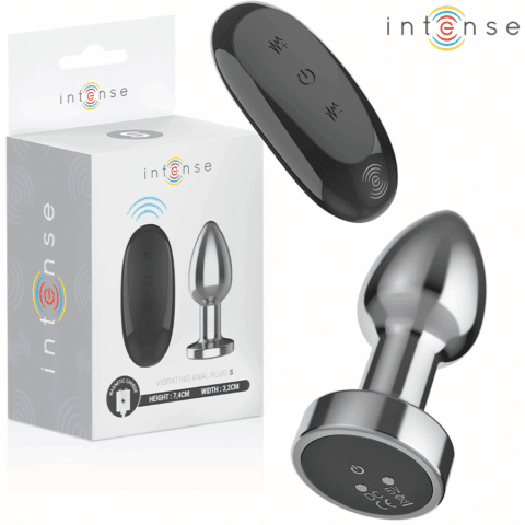 Plug anal 10 vibrations métal avec télécommande S