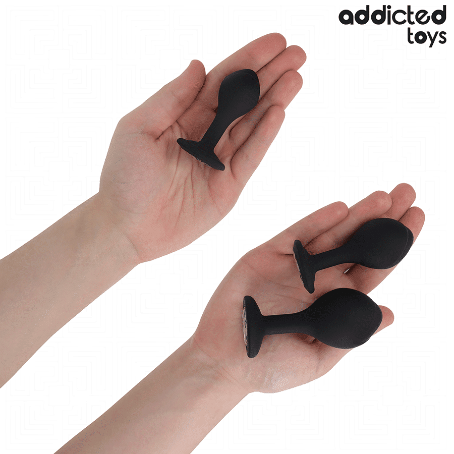 LOT de 3 plug anal avec bijou — ADDICTED TOYS, vue 5