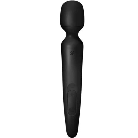 Masseur vibrant wand erland noir — SATISFYER