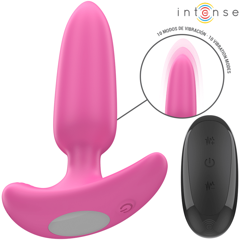 Ross anal plug 10 vibrations rose télécommande — INTENSE, vue 2