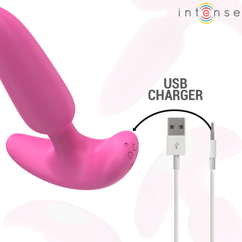 Ross anal plug 10 vibrations rose télécommande — INTENSE, vue 6