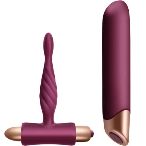 KIT rapture vibrateur classique + plug anal débutant — CLIMAXIMUM