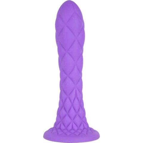 Dreamy dildo fantasy silicone liquide thermoréactif violet 18,5 CM