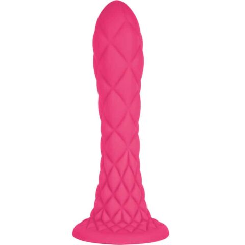 Dreamy dildo fantasy silicone liquide thermoreactif fuchsia 18,5 CM
