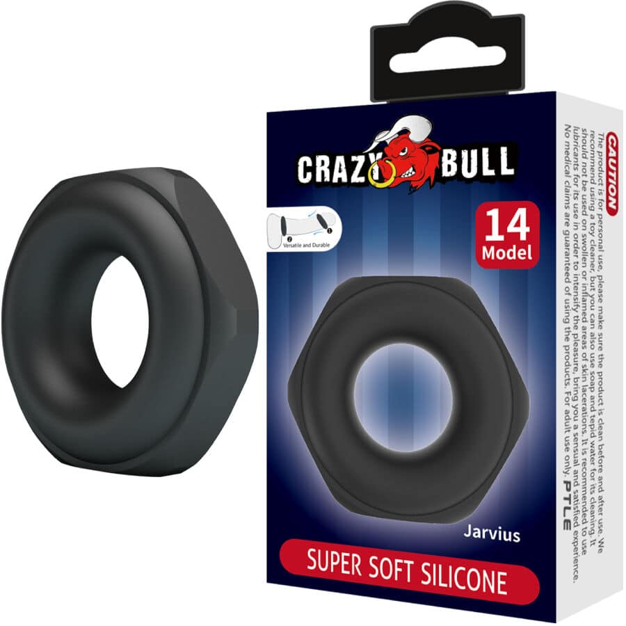 Bague en silicone jarvius modèle 14 — CRAZY BULL, vue 2